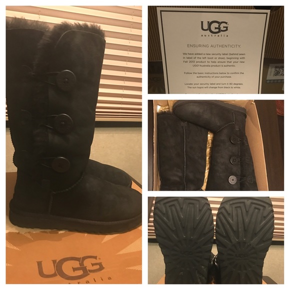 Tall ugg boots bailey button - Picture 1 of 8