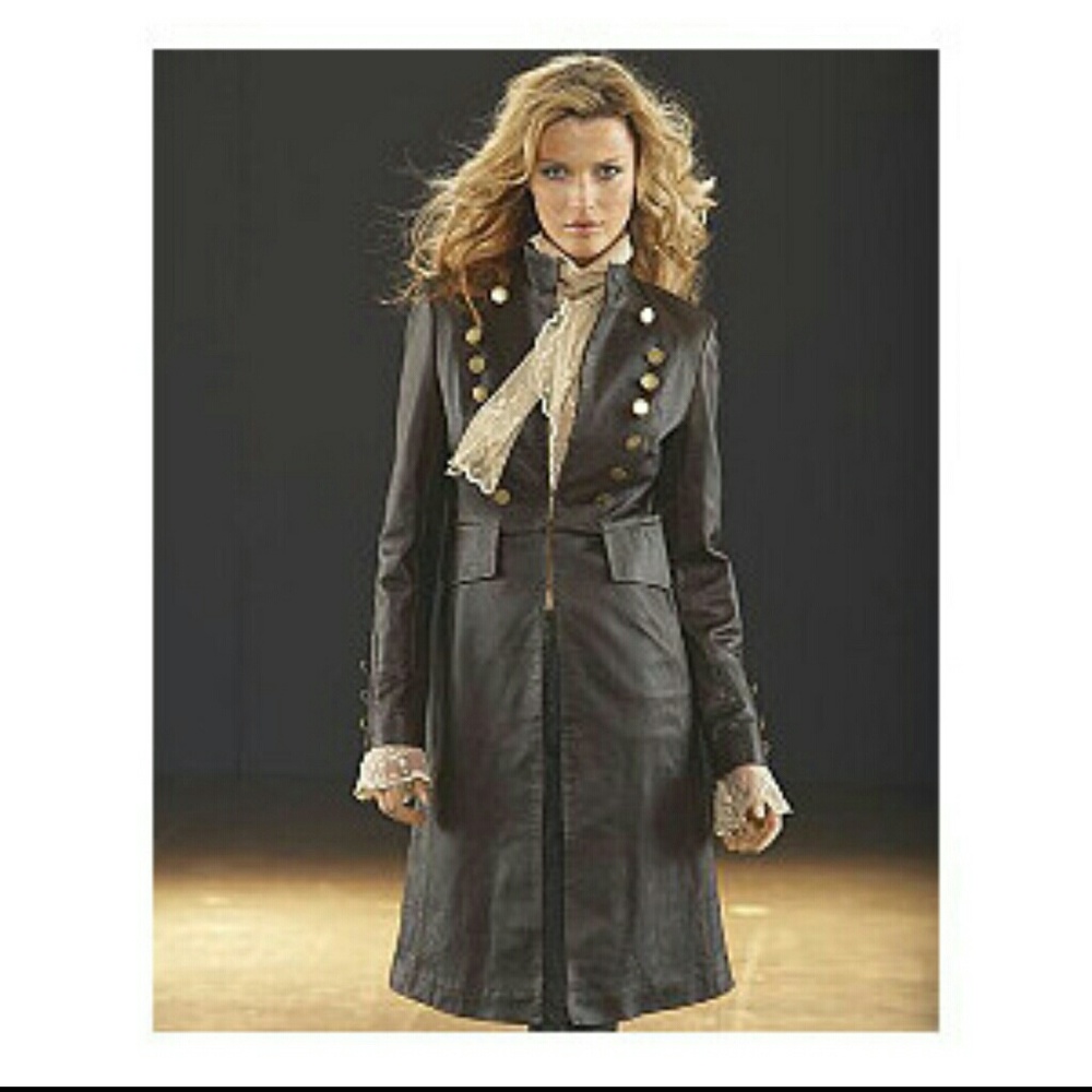 Vintage chocolate distressed long equestrian 12