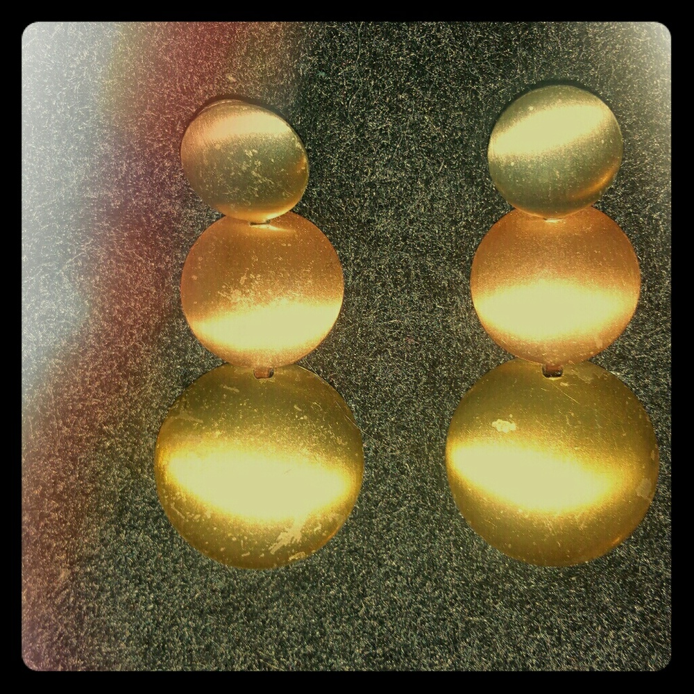 Vintage metal earrings