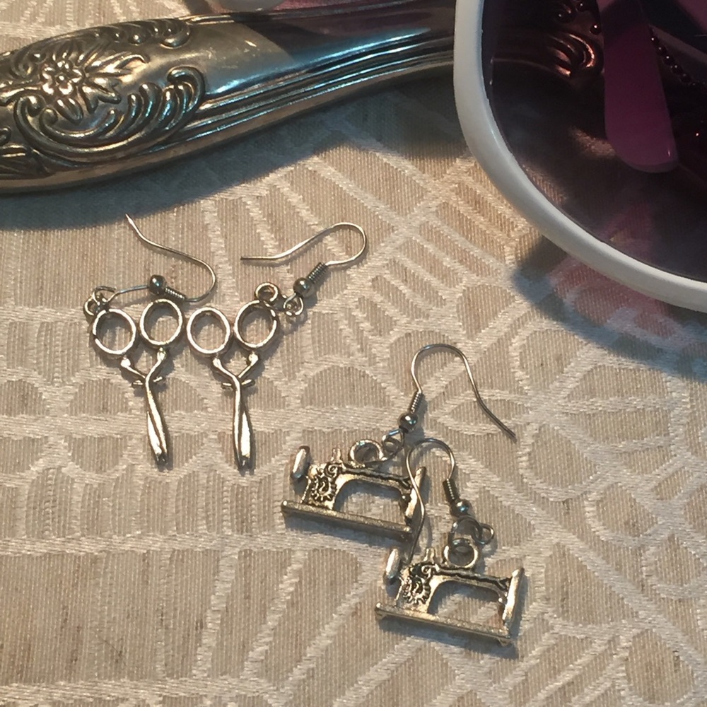 Two pair of earrings
