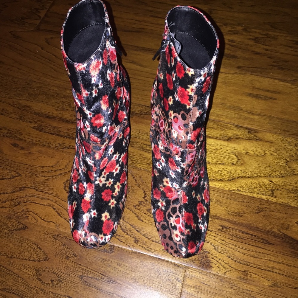 Cute floral booties