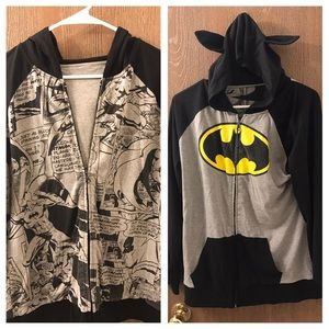 Reversible Batman Hoodie Sweater.
