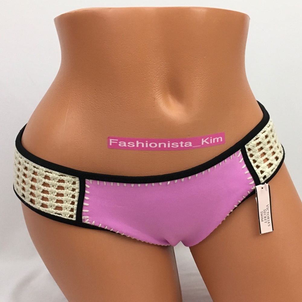 Victoria's Secret surf crochet swim bikini new with tags - Picture 1 of 7