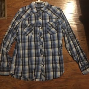 Men's casual button down sz large (slim fit)
