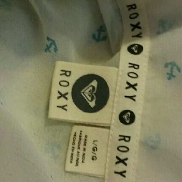 FOR DANIELLE, Roxy sheer button up with anchors - Picture 3 of 3