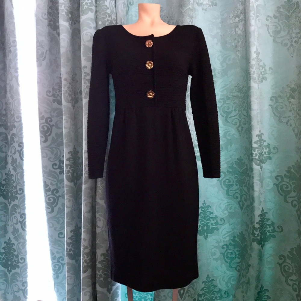 Vintage Adrienne Vittadini Knit Dress - Picture 2 of 8