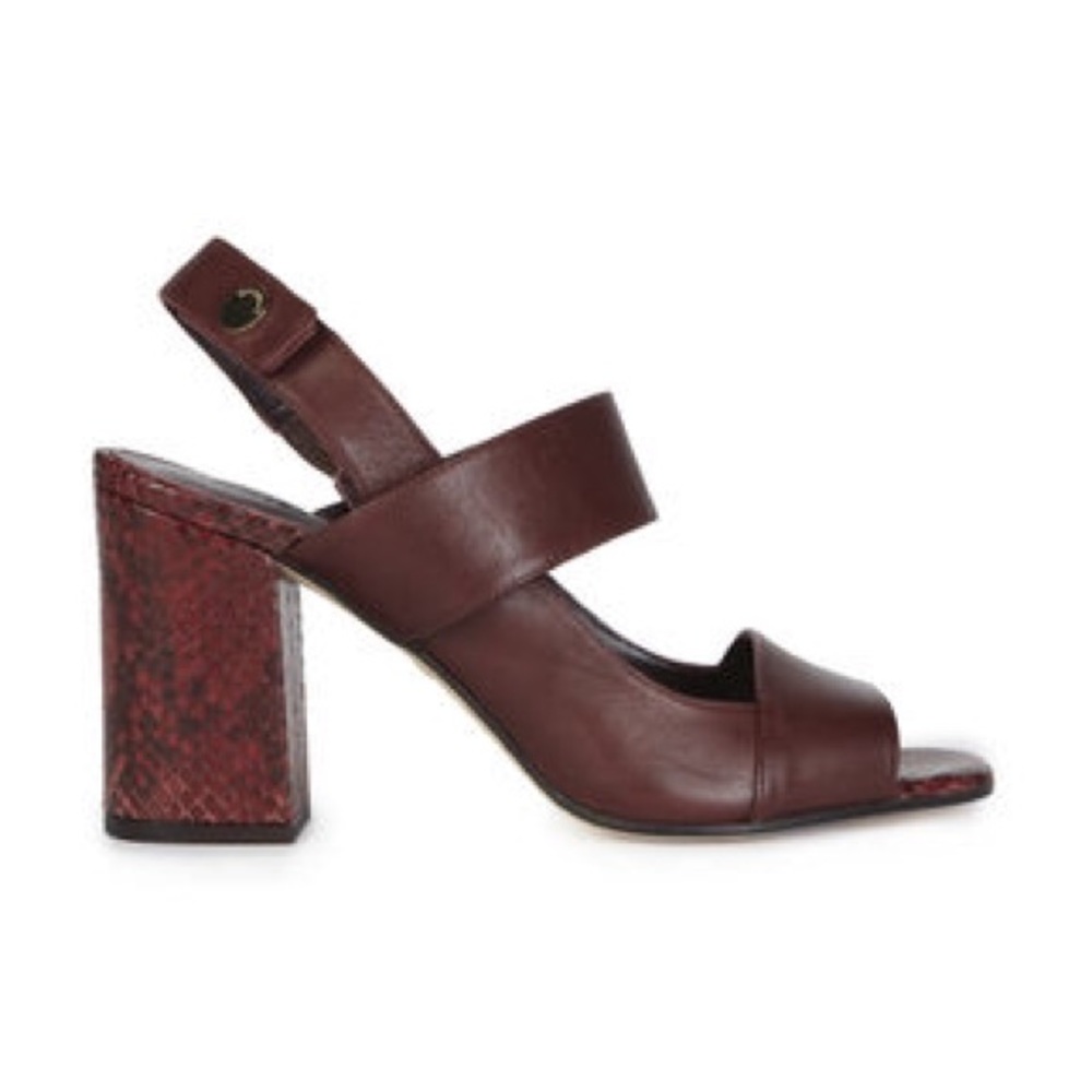 Whistles sandals in maroon