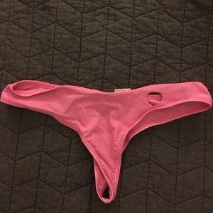 HOT PINK THONG BIKINI BOTTOM