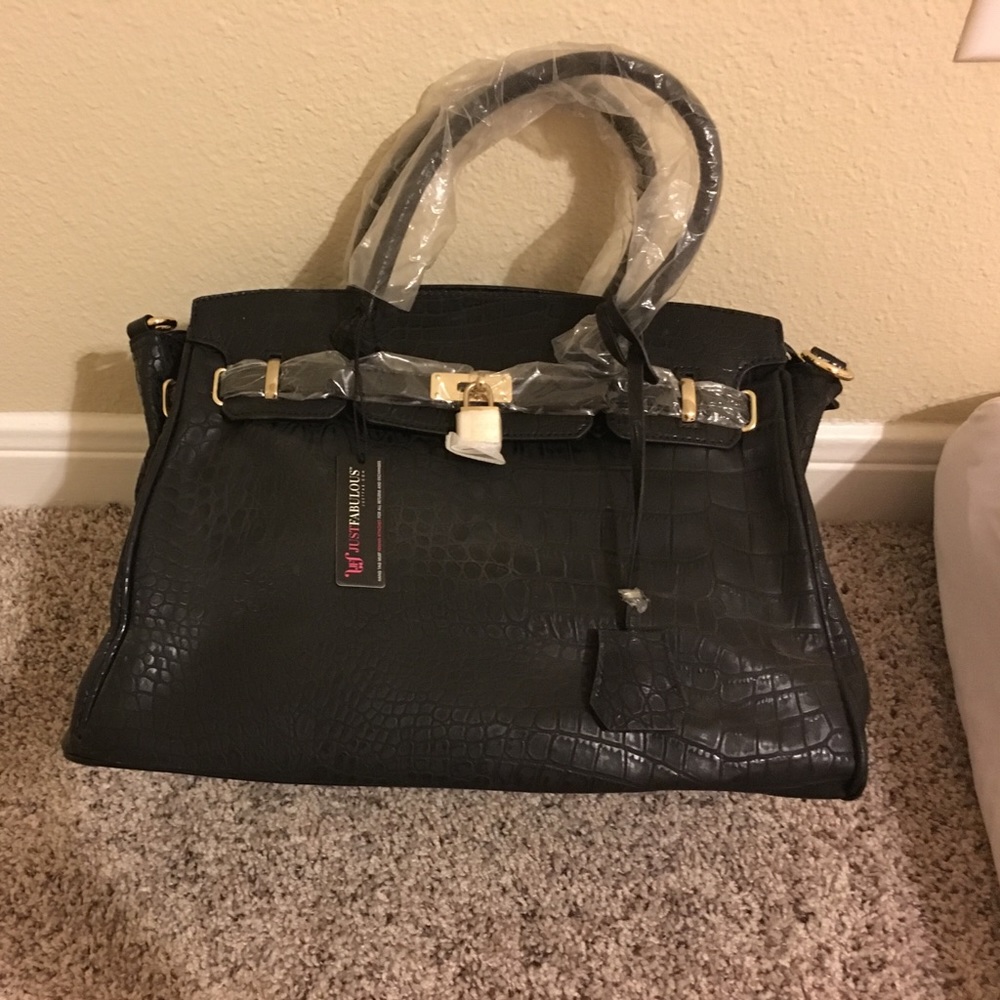 JustFab sold out bag