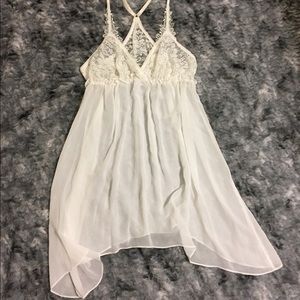 NWOT White Lace Chemise