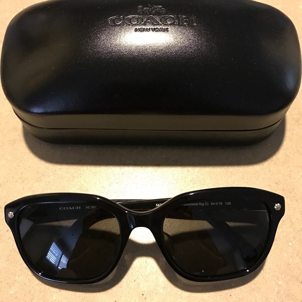 New Black Coach sunglasses!