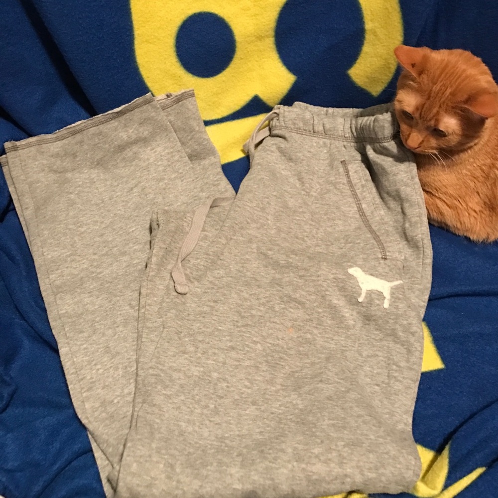 Gray VS PINK boyfriend pants