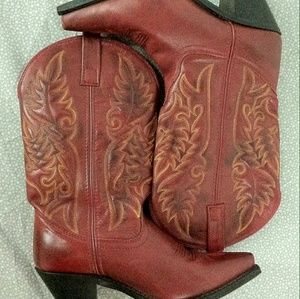 Ladies Laredo Western Boots Madison Leather 7.5