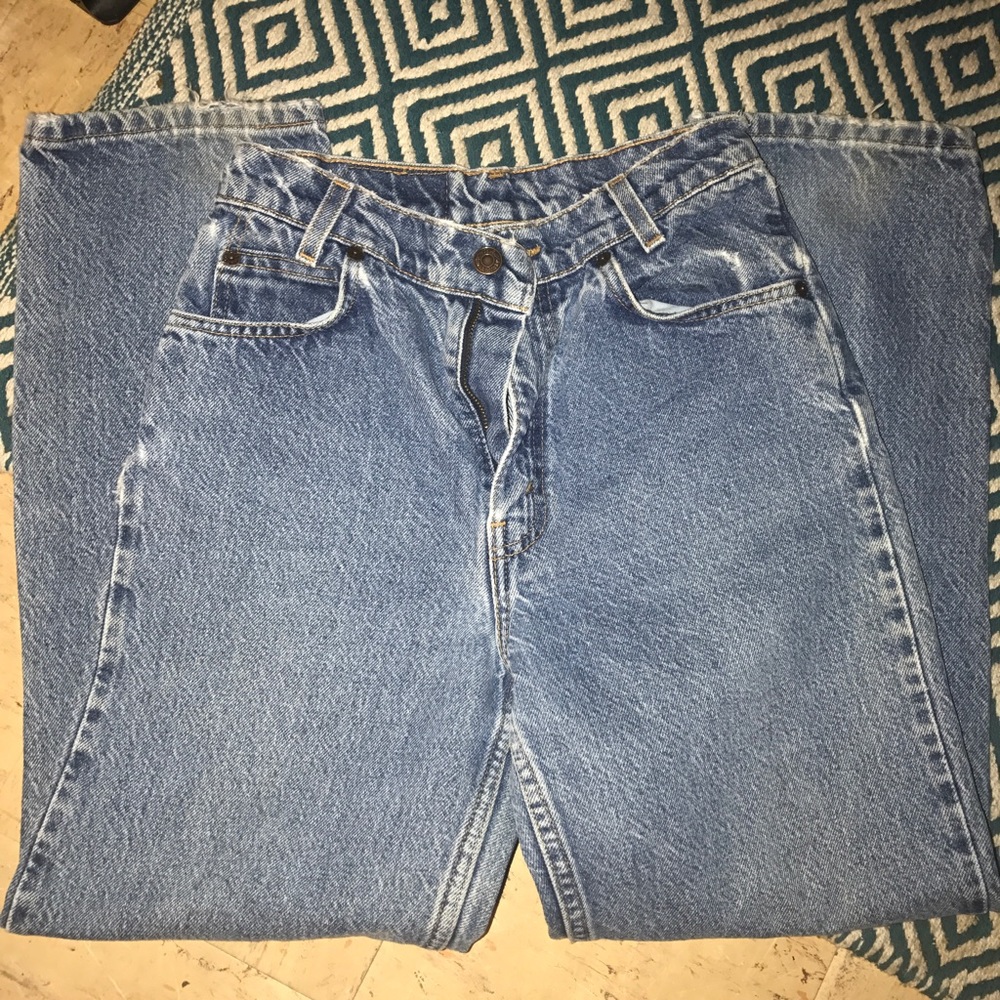 🔥 EPIC VINTAGE RARE STYLE LEVIS! Sz 24! - Picture 2 of 8