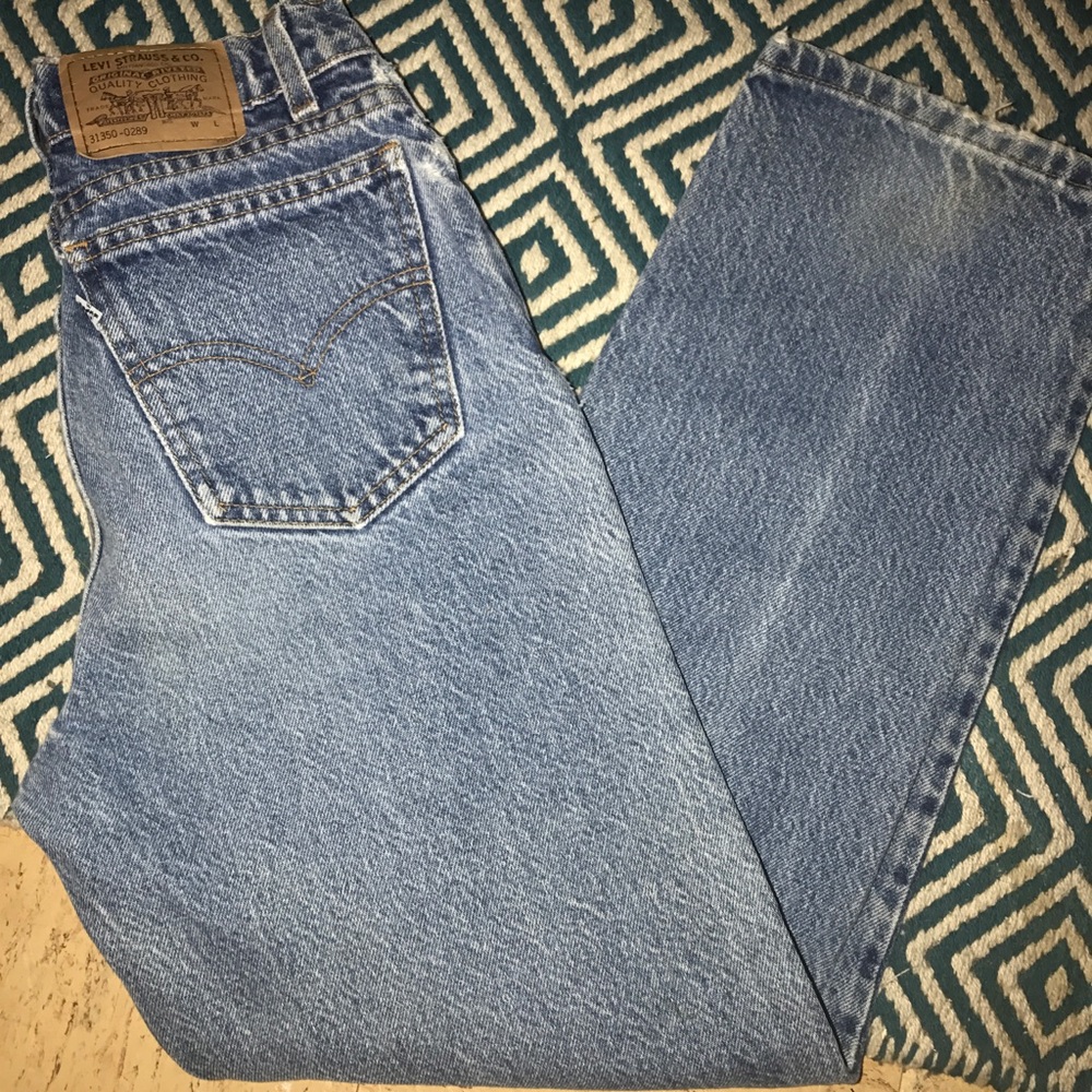🔥 EPIC VINTAGE RARE STYLE LEVIS! Sz 24!