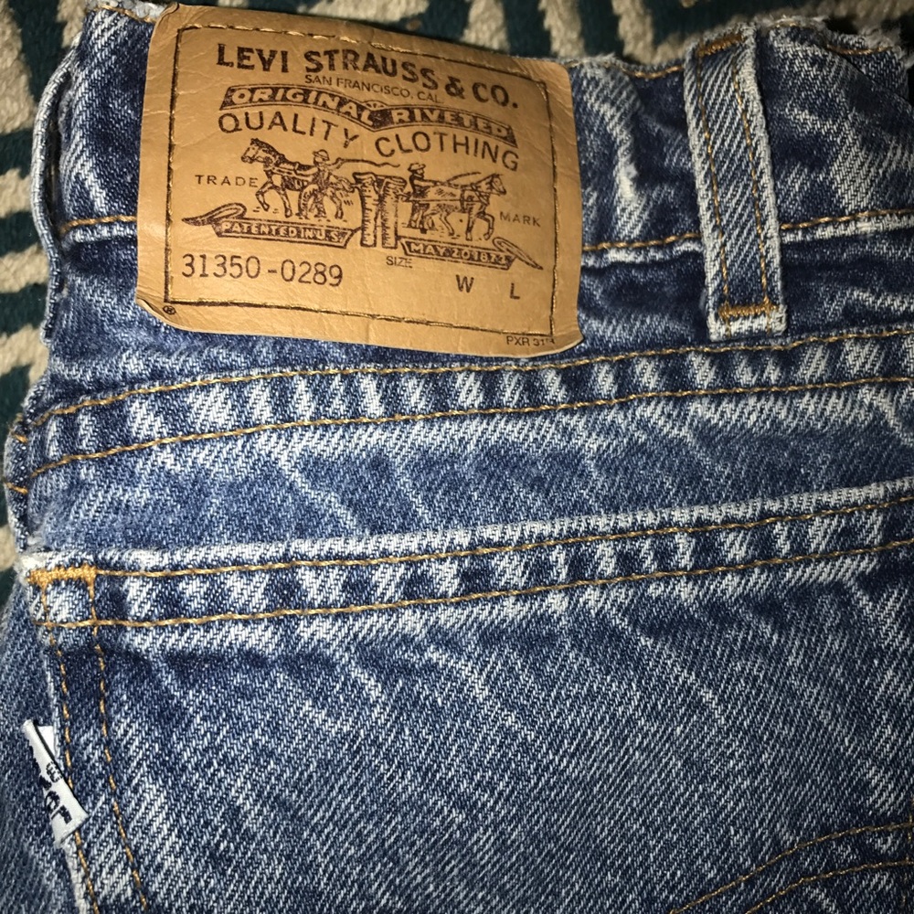 🔥 EPIC VINTAGE RARE STYLE LEVIS! Sz 24! - Picture 5 of 8