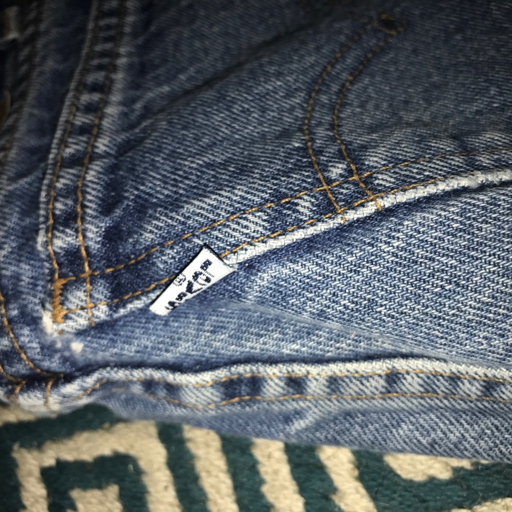 🔥 EPIC VINTAGE RARE STYLE LEVIS! Sz 24! - Picture 6 of 8