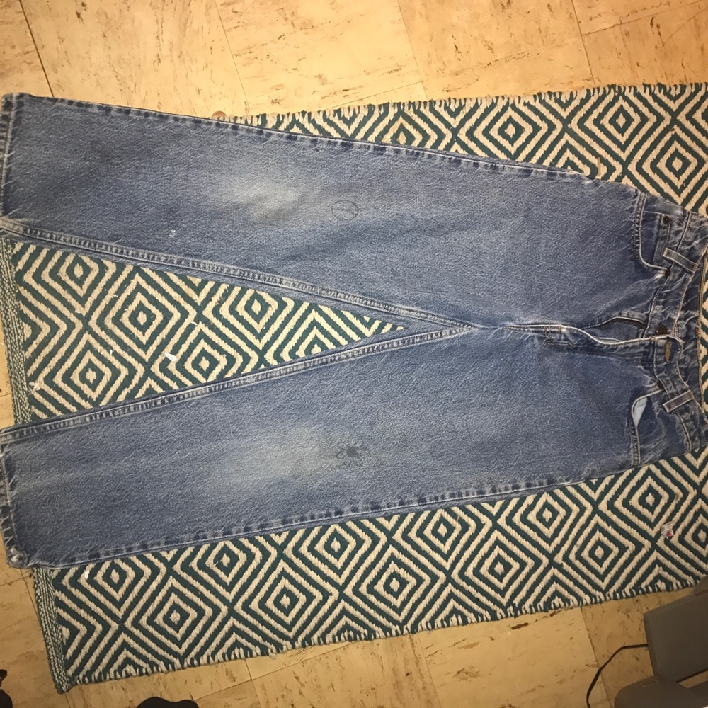 🔥 EPIC VINTAGE RARE STYLE LEVIS! Sz 24! - Picture 7 of 8