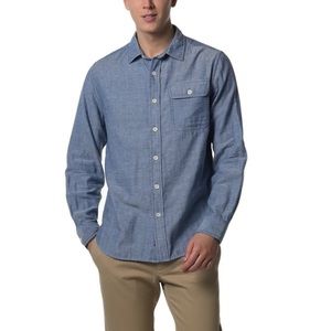 Blue Cream Double Cloth Twill Shirt