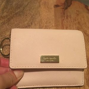 Authentic Kate spade wallet in blush pink.