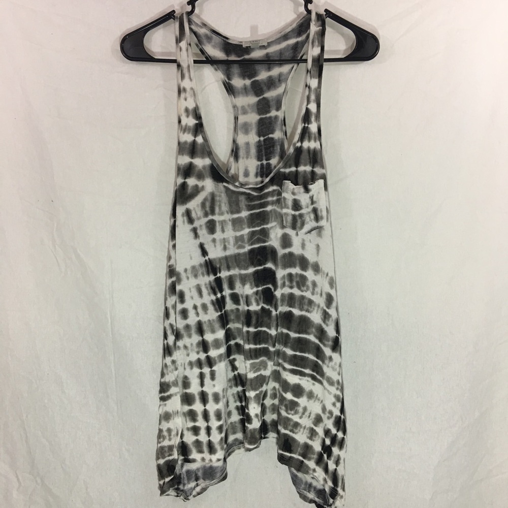 Tye dye racerback tank top