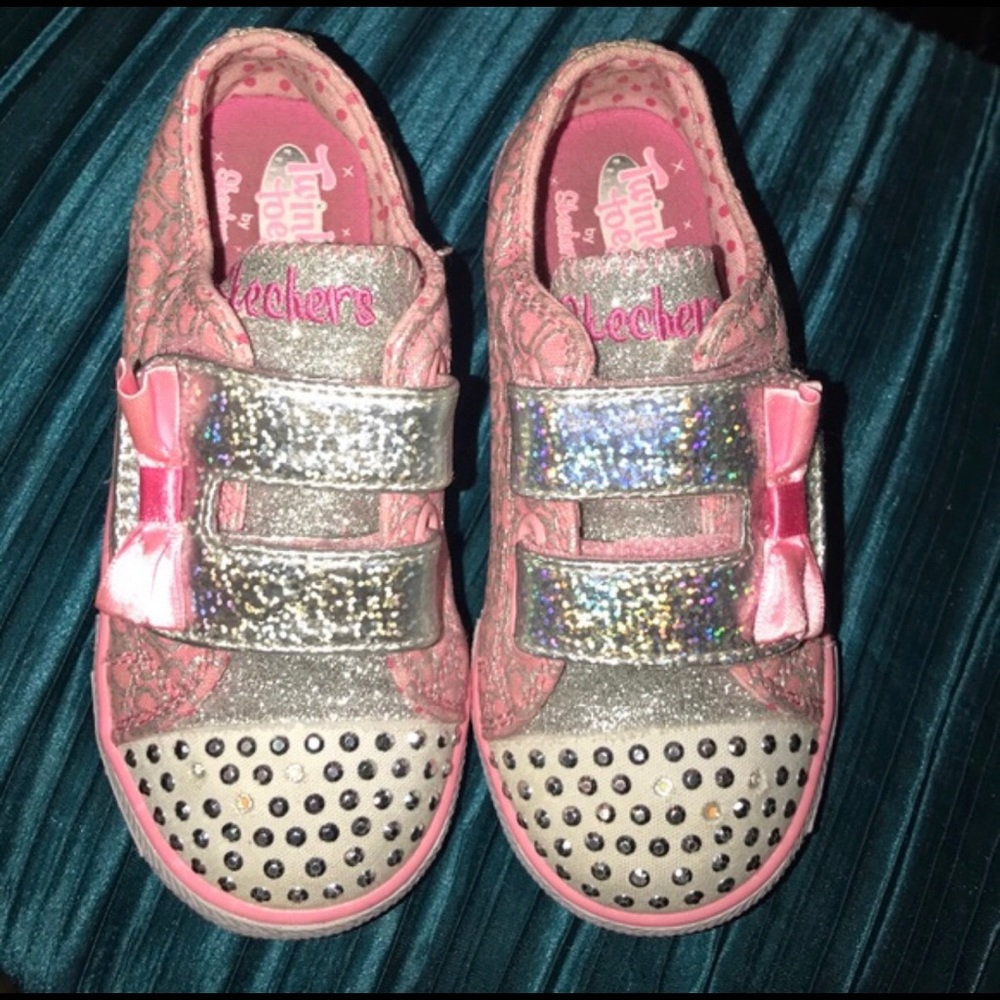 Sketchers twinkle toes tennis shoes