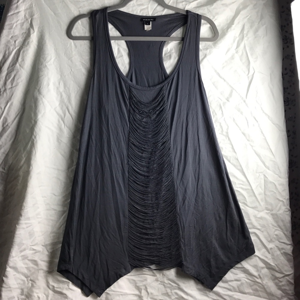 Gray summer tank top