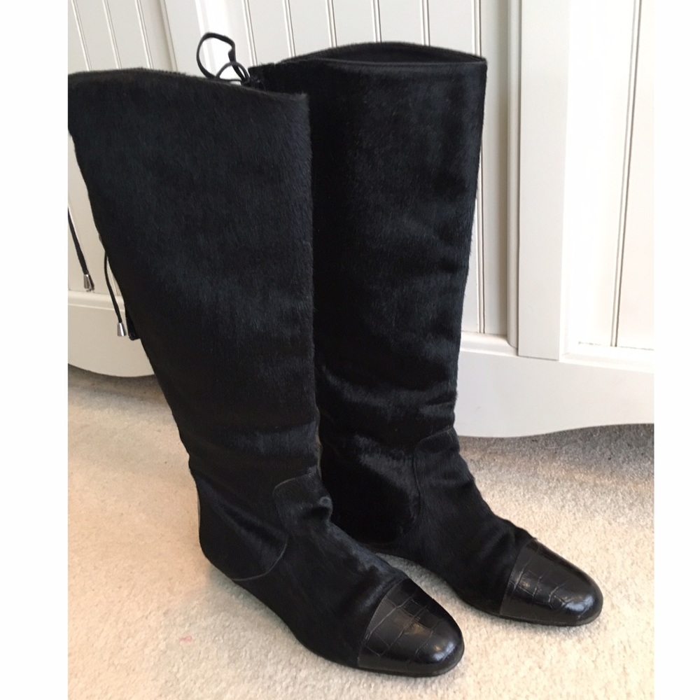 Migliorini Italian Haircalf Leather Boots