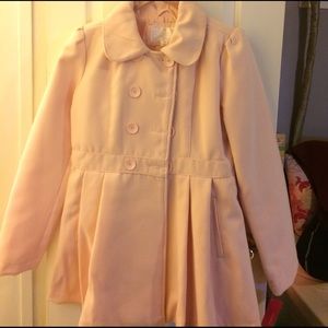 NWT Xhiliration blush Juniors Lg Flared Pea Coat