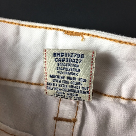 NWOT True Religion White Cutoff Shorts - Picture 5 of 5