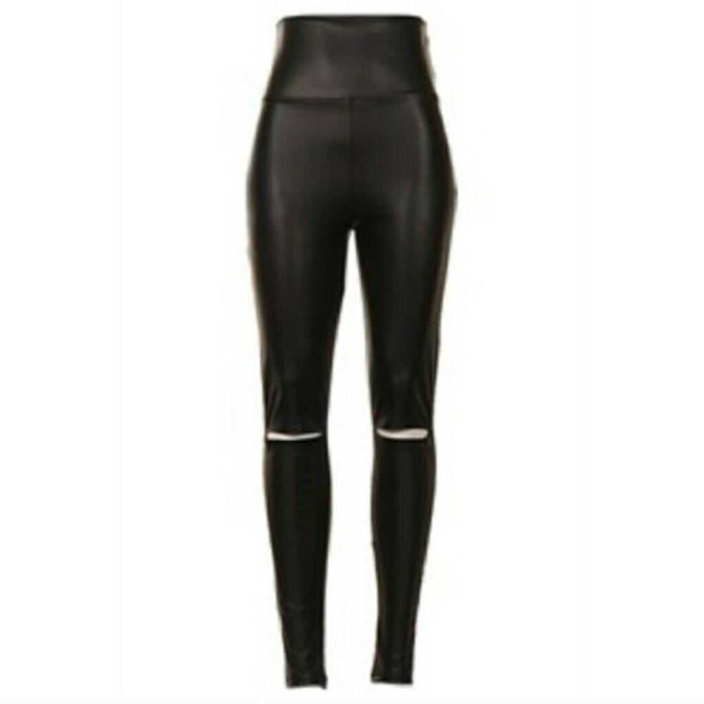 ✨FINAL SALE!✨Faux Leather Bottoms | NWT - Picture 2 of 3