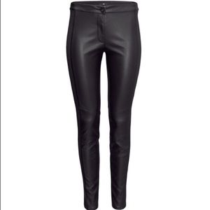 H&M Vegan Leather Pants