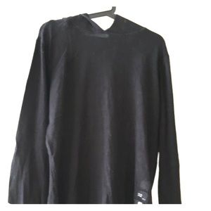 Black hoodie sweater, men