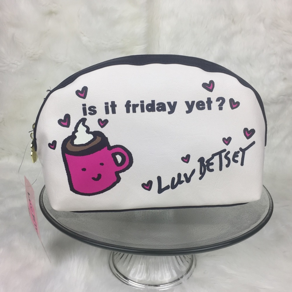 Luv Betsey by Betsey Johnson Cosmetic/ Make up Bag