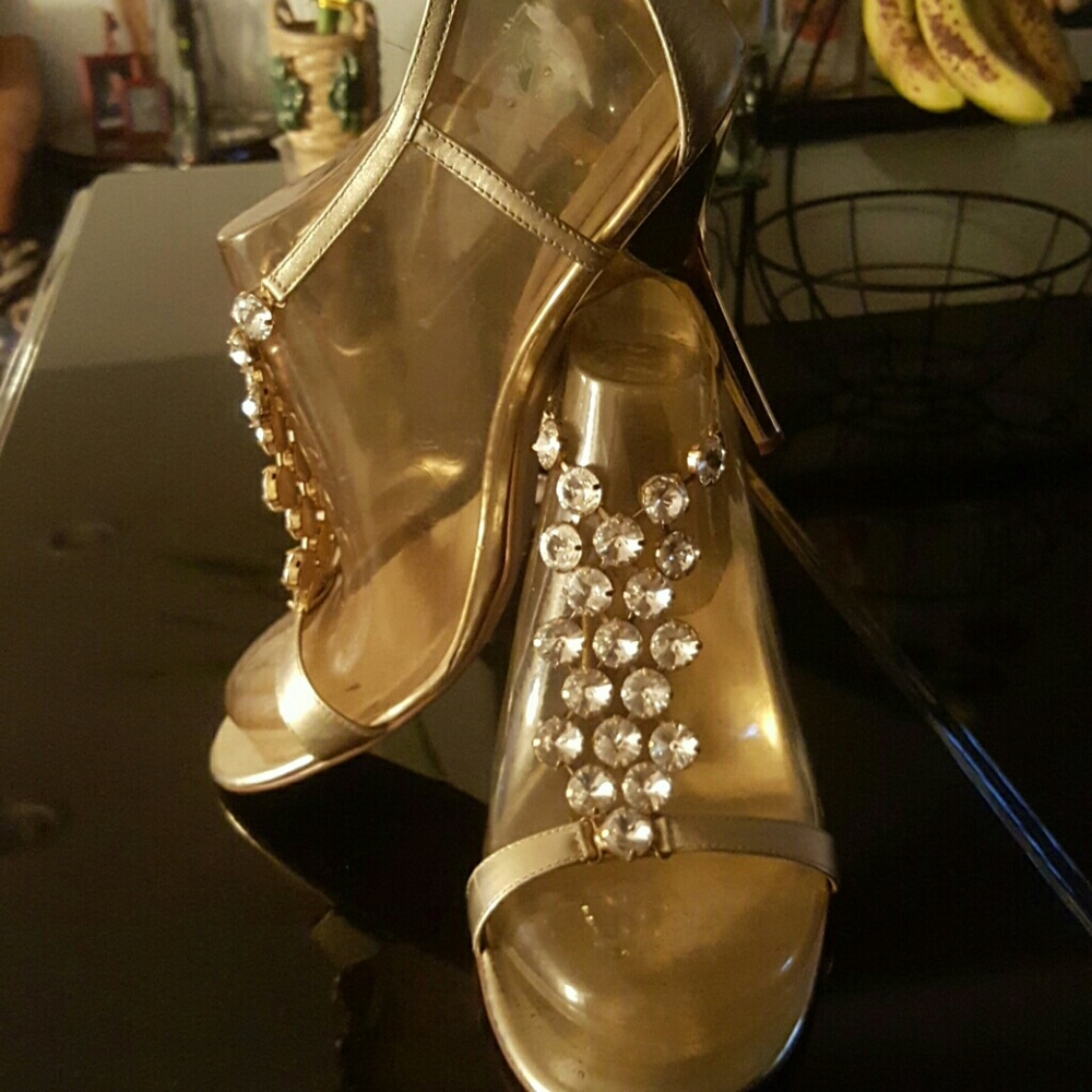 Gold Dress Sandals