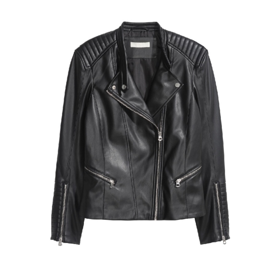 H&M Vegan Leather Biker Jacket