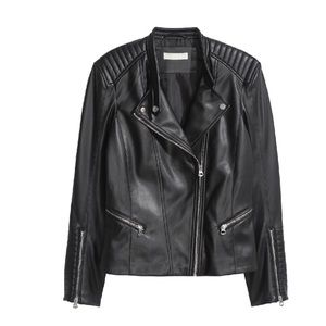 H&M Vegan Leather Biker Jacket
