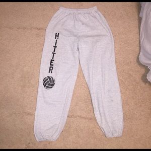 Gray Volleyball Sweatpants