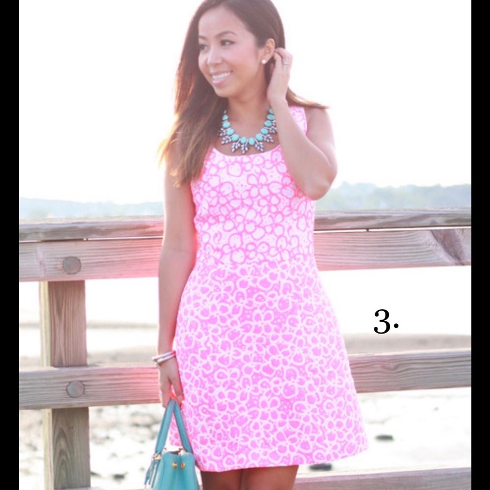 Lilly Pulitzer hot pink dress