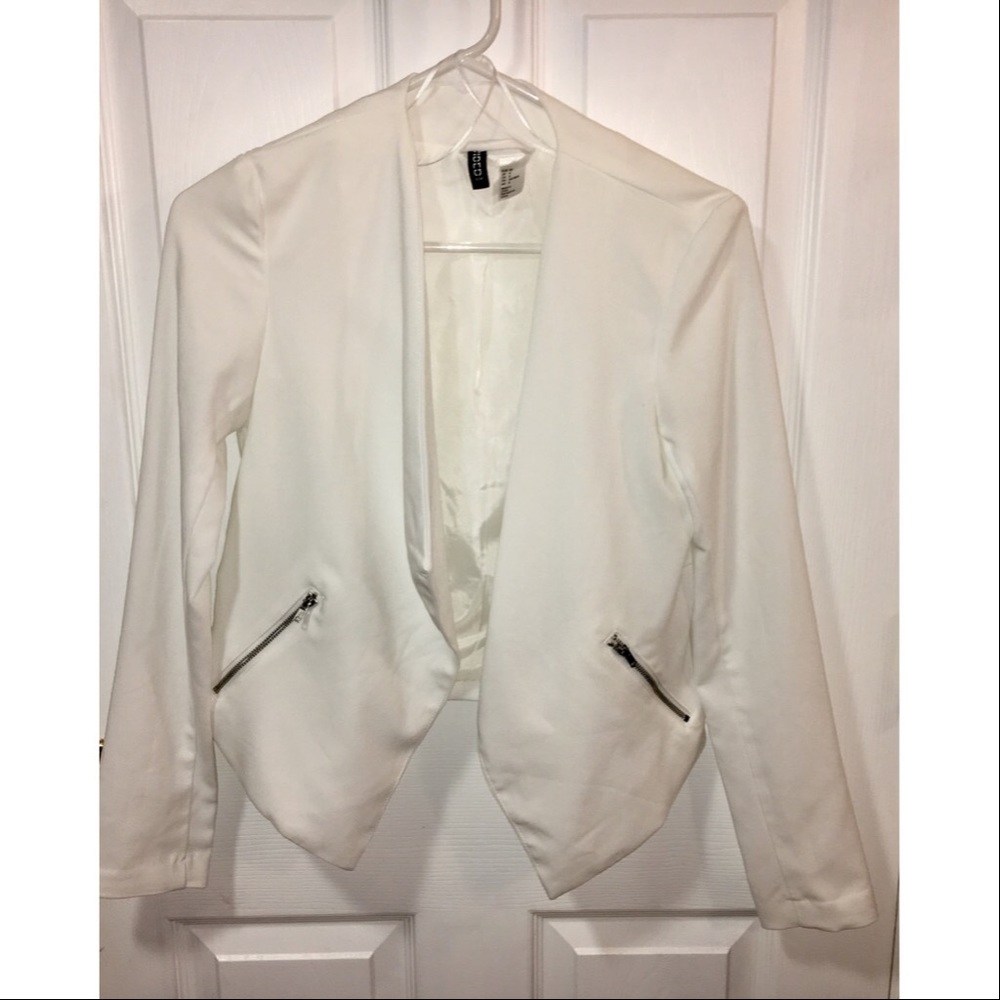 Draped blazer-like jacket