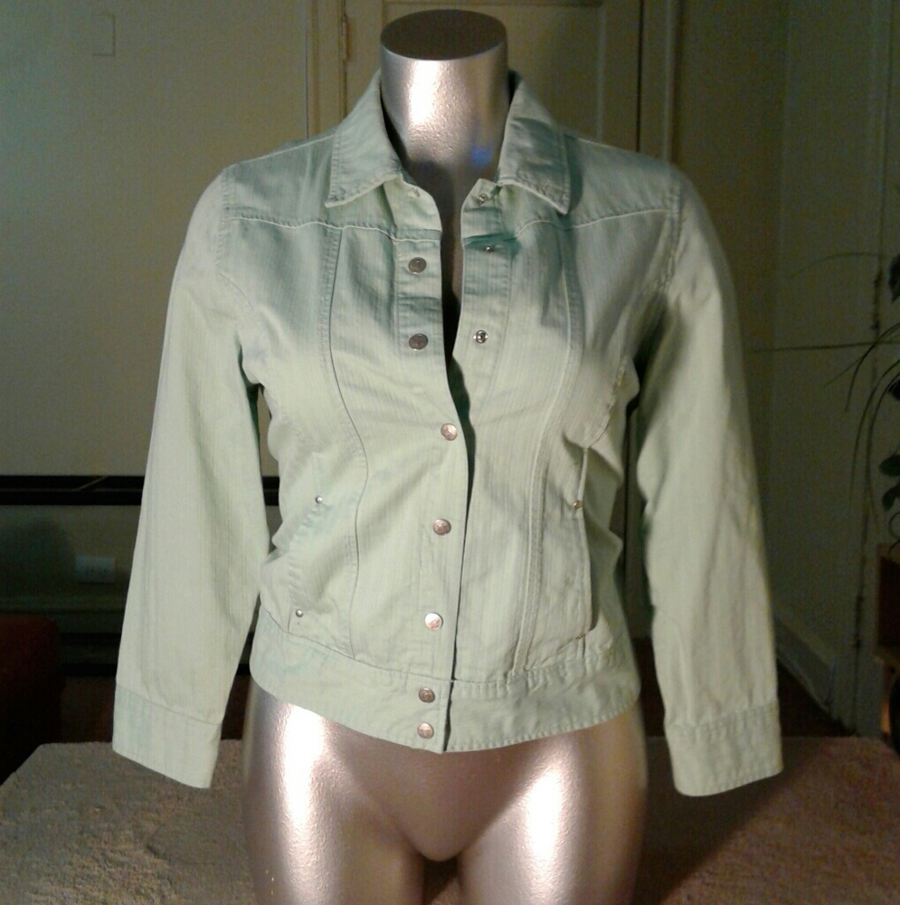 Liva Little Green Jean Jacket
