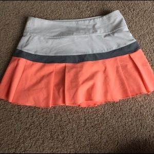 Coral Nike skirt