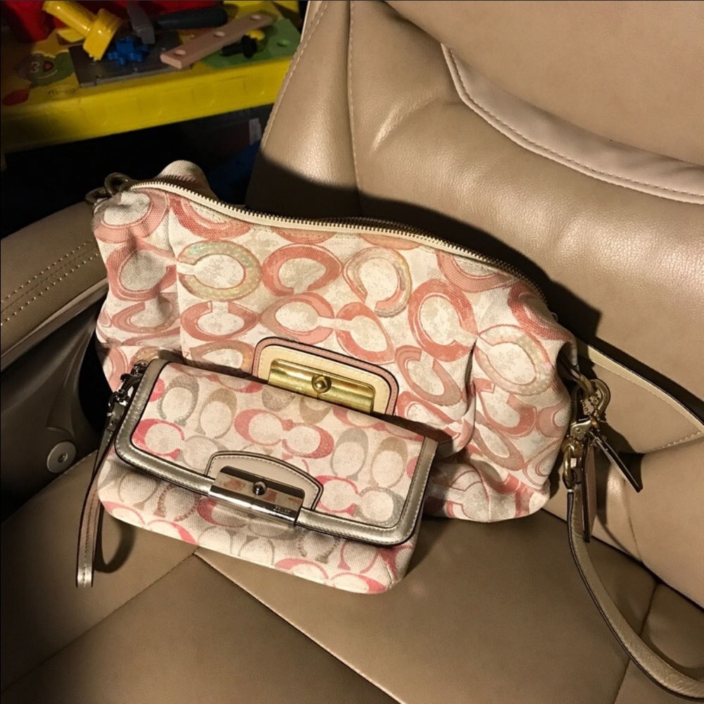 Sequined purse