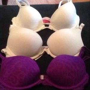Three Victoria's Secret PINK bra set