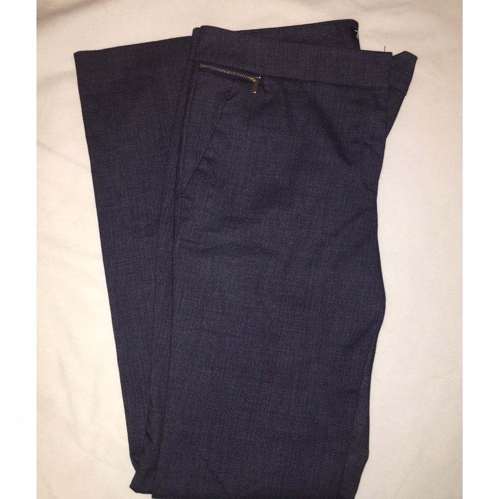 New York & Co Navy dress pants (10 Tall)