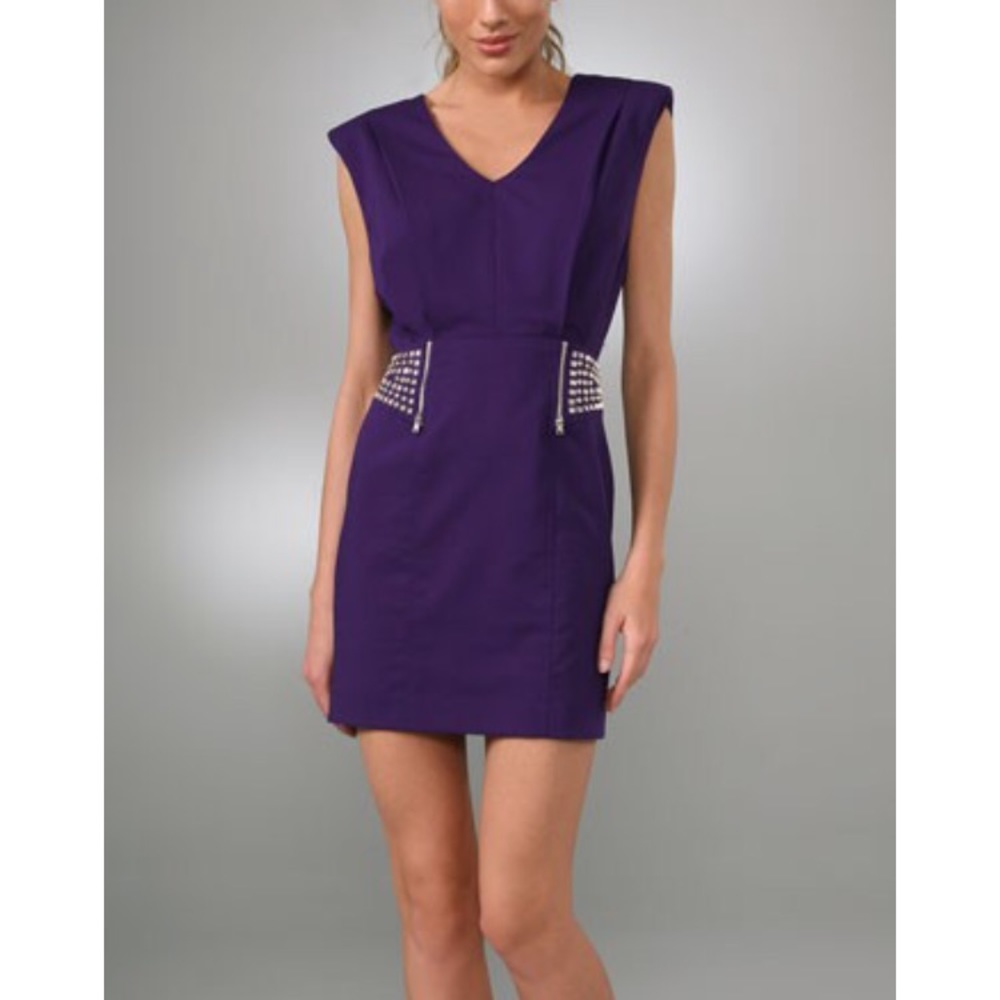 Plastic island 'Gala' studded dress