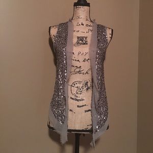 Sequin vest