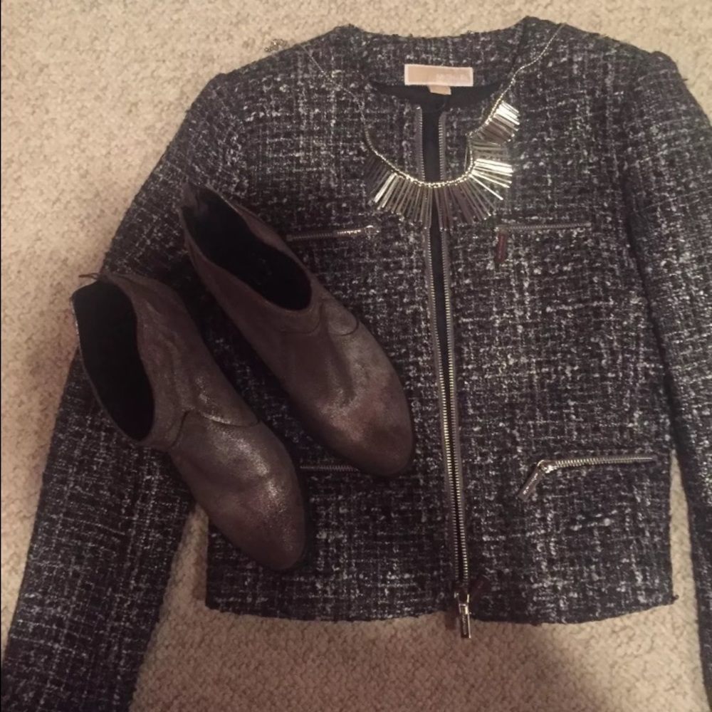 Seychelles metallic booties! Size 8.5!