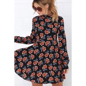 Lulu's Floral Print Dress