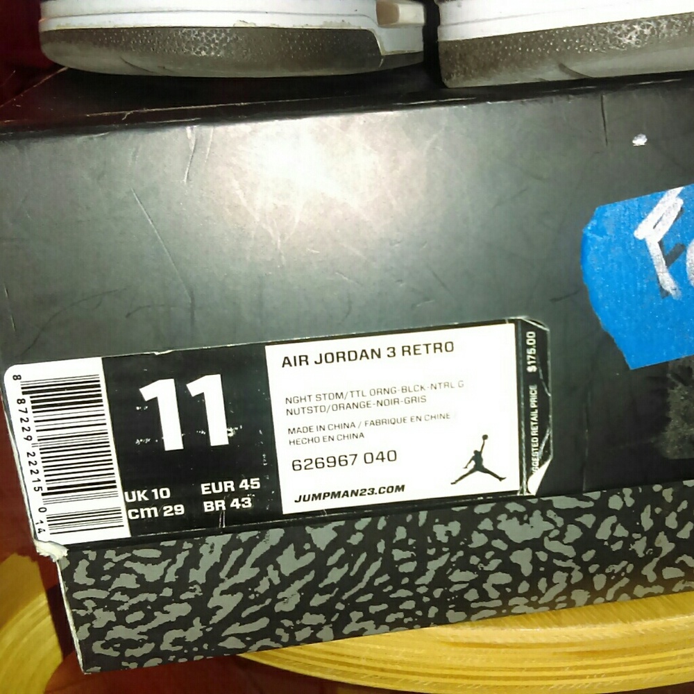 Jordan fear 3s - Picture 2 of 5